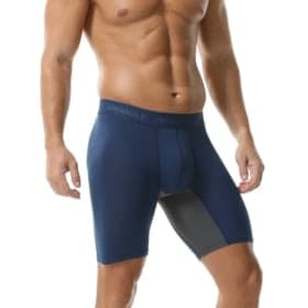 Men's Custom Logo Waistband Plus Size Boxer Briefs Underwear Men Boxer Briefs Long Boxer Briefs