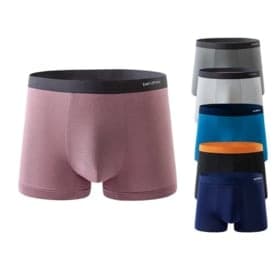 High quality boxer shorts modal breathable underwear plain man men's butt boxer briefs undies