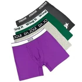 Factory Custom Men Boxer Shorts Custom Logo Boxer Briefs Classic Comfortable Cotton Men's Underwear Boxer Bri…