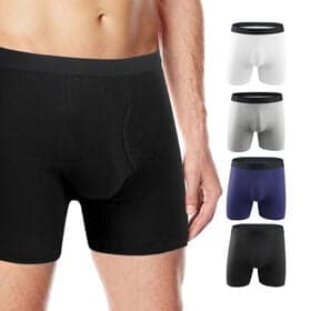 Men's boxer briefs,high quality men's underwear men's boxer long for the wearing - 缩略图 2