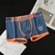 Men's Men Trunks Underwear Cotton Boxer Briefs Short Leg Comfortable Underpants - 缩略图 3