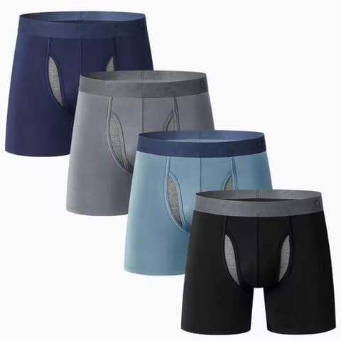 Men's Running Fitness Training Quick-Drying Sweat-Wicking Shorts Sports Underwear - 缩略图 3