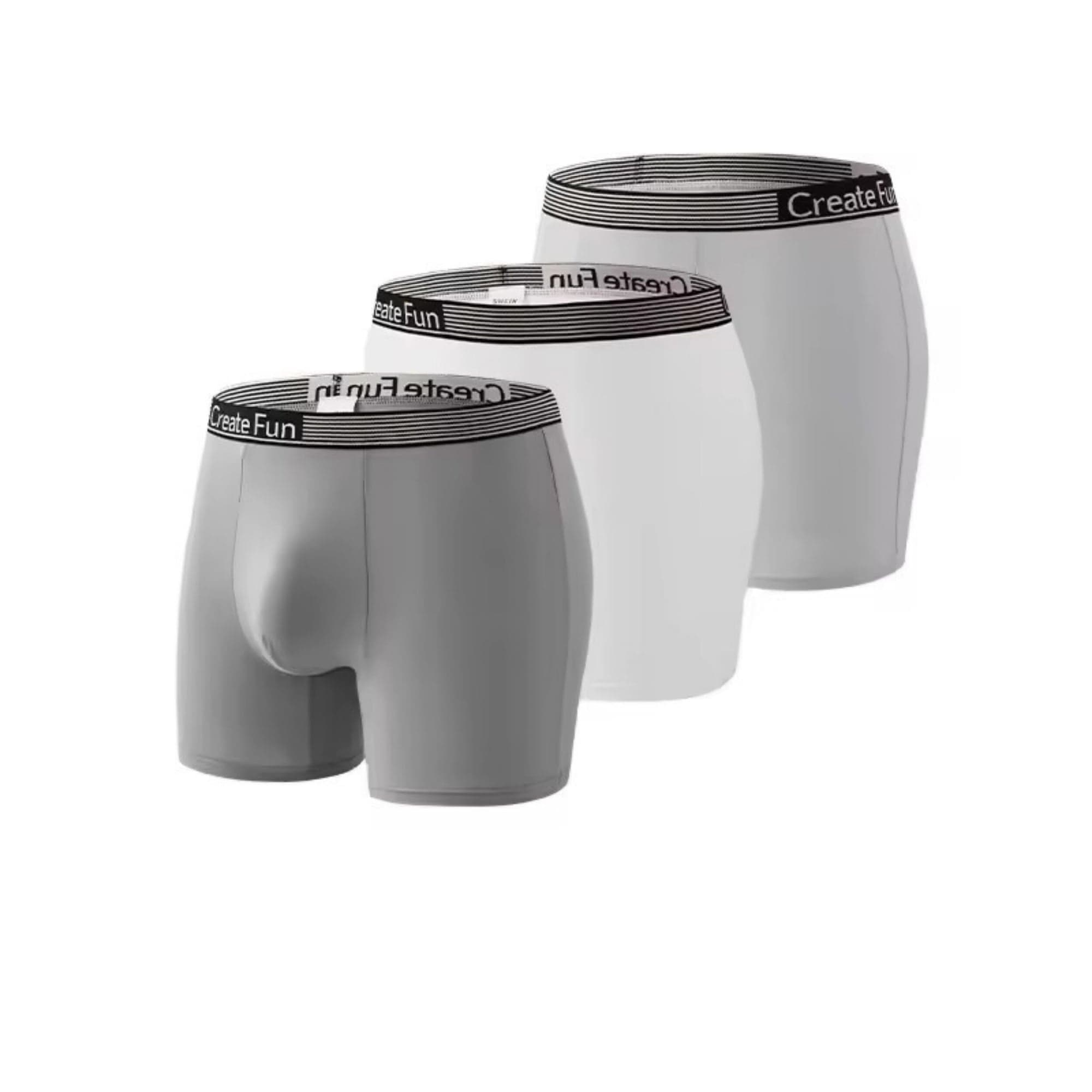 Custom Designs Logo Men's Boxers Inseam Summer Underwear Plus Size Underwear - 缩略图 3