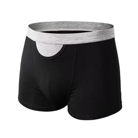 Men's OEM Reusable Heavy Flow Leakproof Underwear Organic Cotton Super Absorbent Men Incontinence Boxer Under… - 缩略图 2