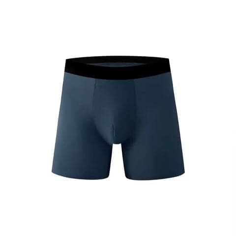 New solid color cotton men's underwear youth trend of soft and comfortable sports breathable elastic waist bo…