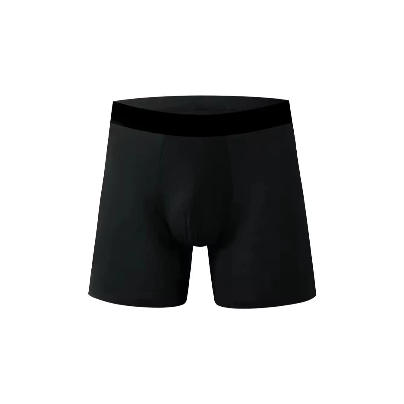 New solid color cotton men's underwear youth trend of soft and comfortable sports breathable elastic waist bo… - 缩略图 2