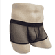 New Trendy Sports Underwear Men's Fishnet Mesh Boxers Gay Men Underwear Underpants