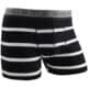 High Quality Yarn-dyed Stripes Spandex Organic Cotton Men's Boxer Briefs Spandex Underwear