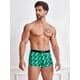 Men's High Grade Men Boxer Shorts Organic Cotton Feel Fresh Underwear with all over printed logo underwear - 缩略图 2