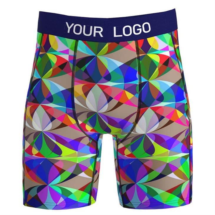 Men's Boxer Briefsï¼Men's Long Leg Digital Print
