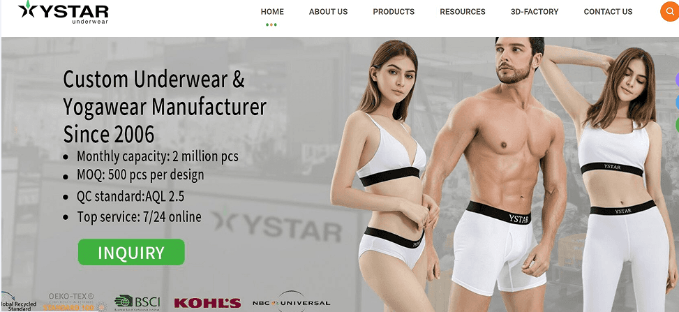 TOP 10 underwear Manufacturer in USA - Underwear