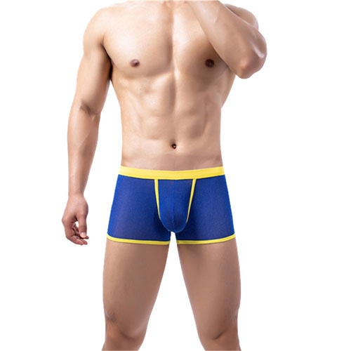 Splice Color Men Boxer Short Brief - 缩略图 8