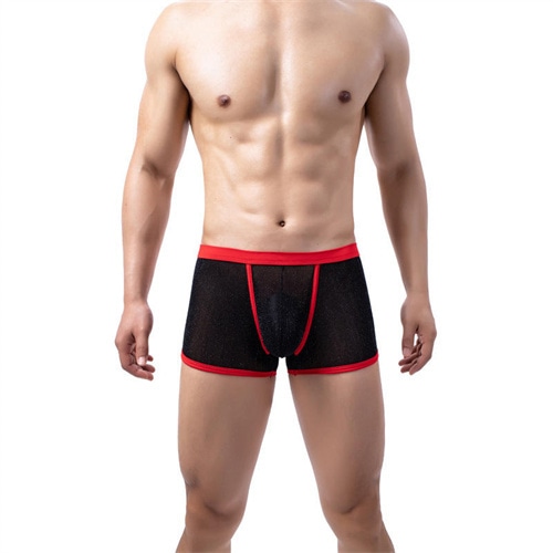 Splice Color Men Boxer Short Brief - 缩略图 4