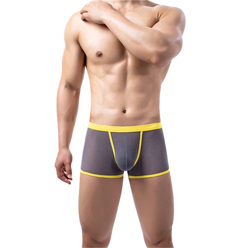 Splice Color Men Boxer Short Brief - 缩略图 6