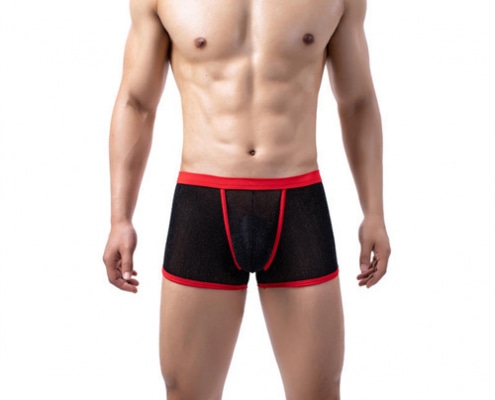 Splice Color Men Boxer Short Brief - 缩略图 3
