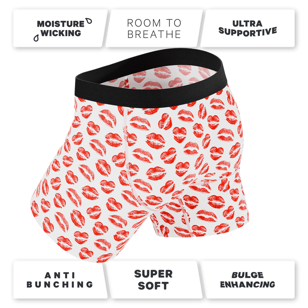 Wholesale Lipstick Kiss Ball Hammock Boxer Briefs | 6-Inch MicroModal - 缩略图 4