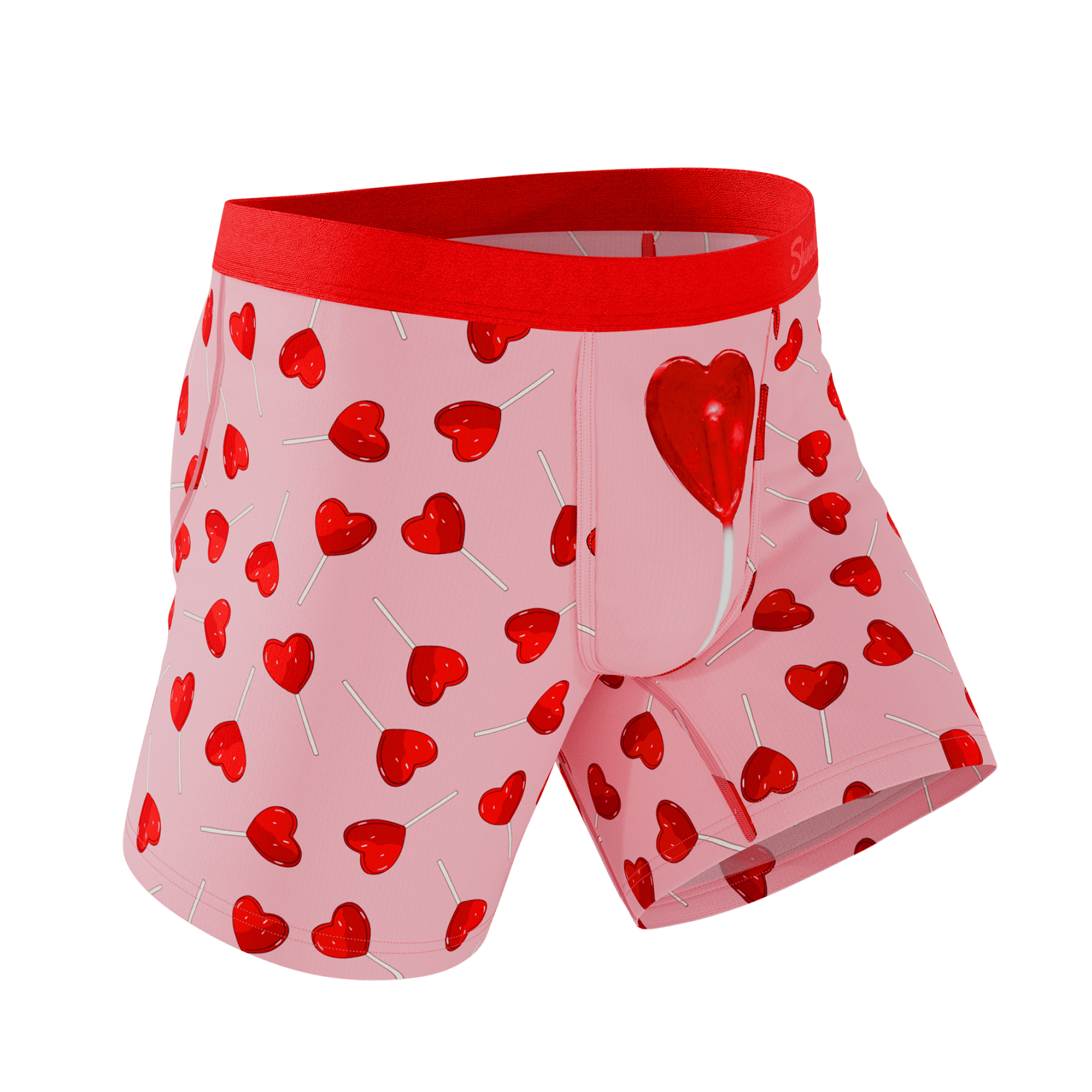 Heart Lollipop Ball Hammock Pouch Underwear - Premium Mens Boxer Briefs - 缩略图 3