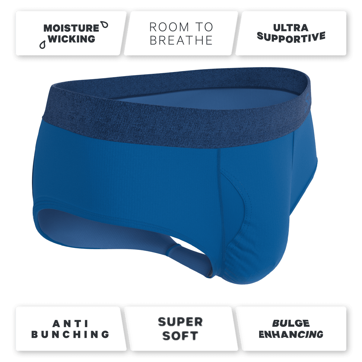 Wholesale Ocean Blue Ball Hammock Briefs | MicroModal - 缩略图 4