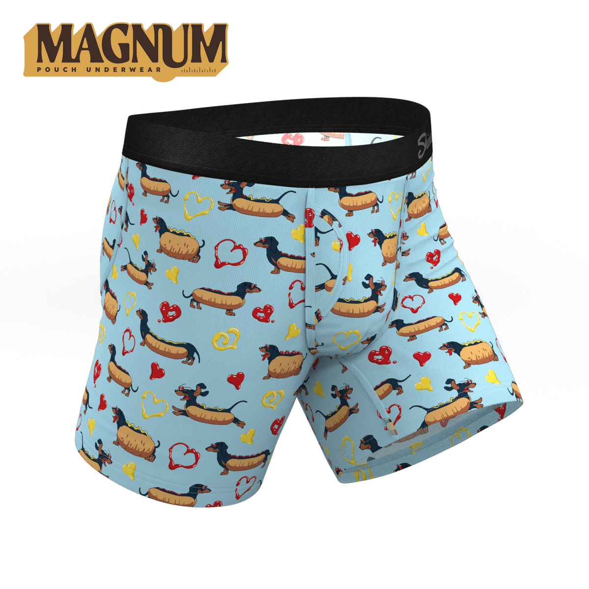 Wholesale Dachshund Print Magnum Big Pouch Boxer Briefs | Modal Ball Hammock - 缩略图 3