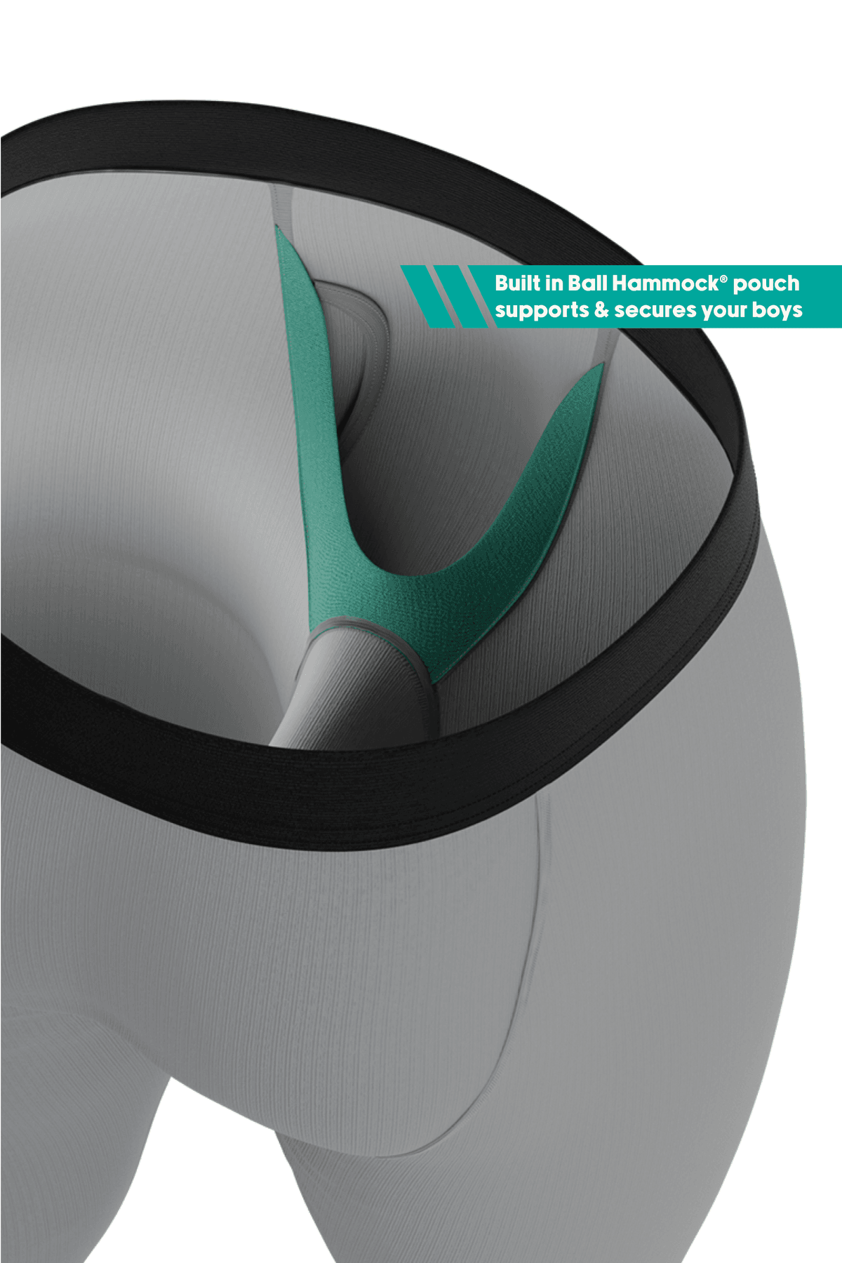 Wholesale Elephant Print Ball Hammock Long Johns Thermal Underwear MicroModal - 缩略图 3