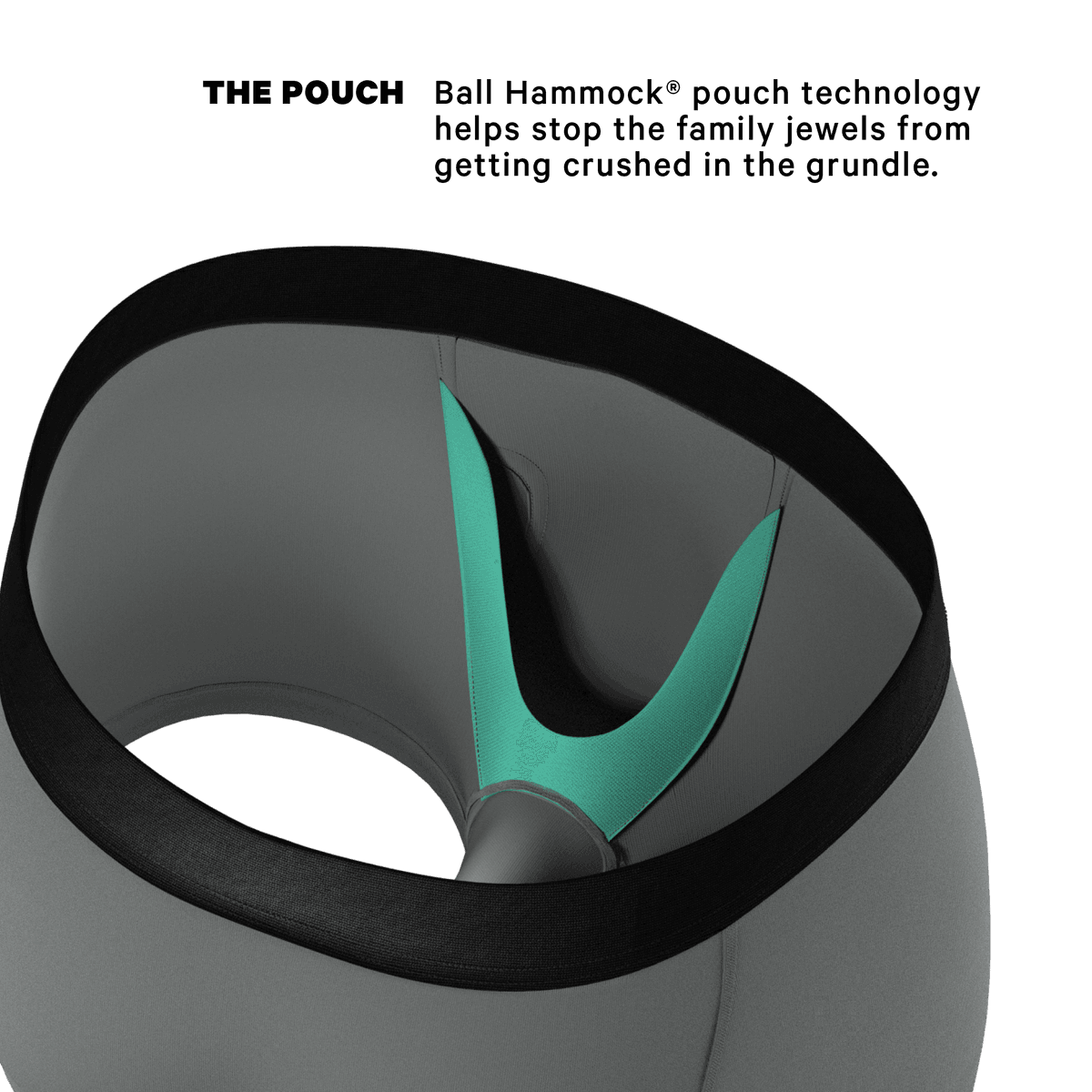 Wholesale Elephant Print Ball Hammock Trunks | 3-Inch MicroModal - 缩略图 2