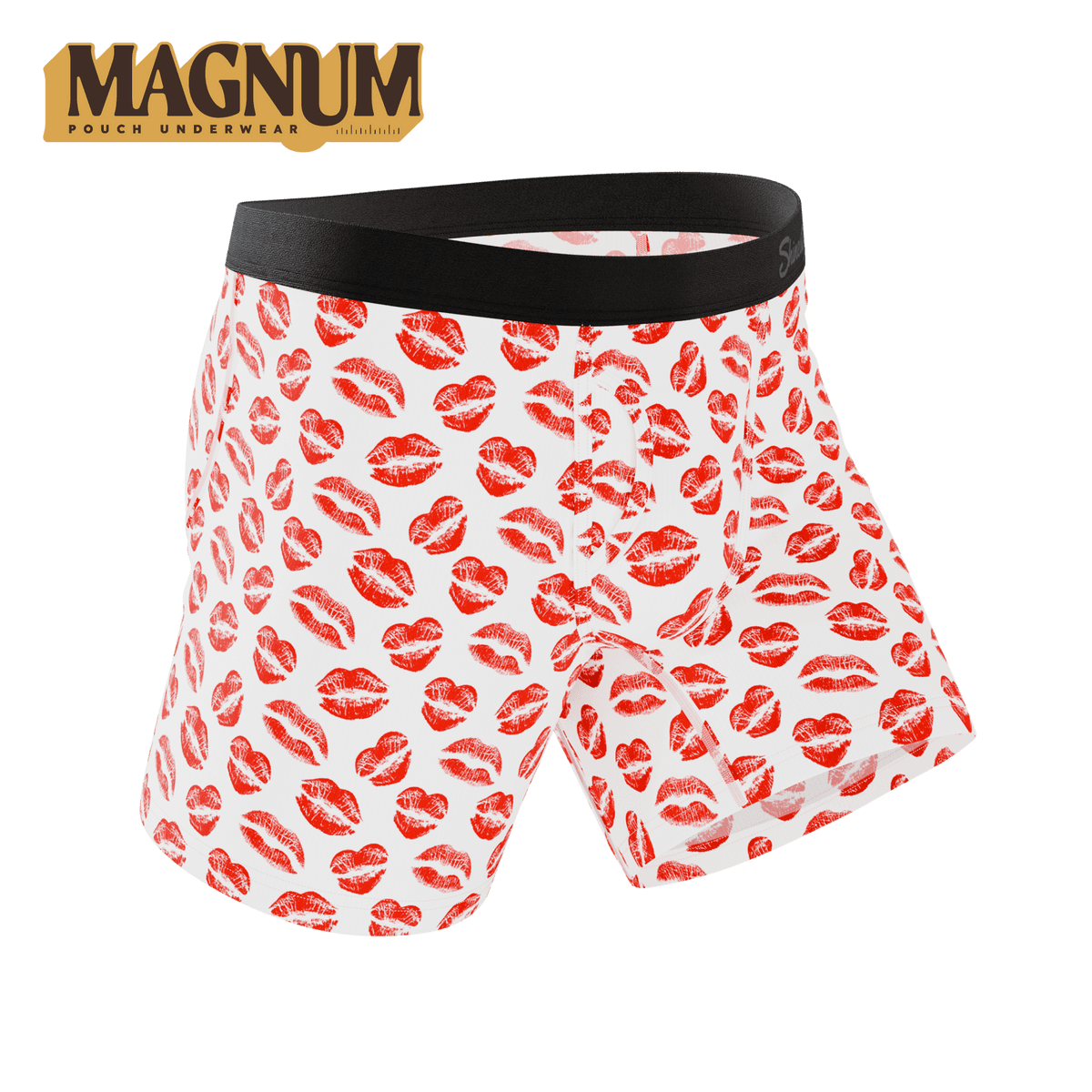 Wholesale Lipstick Kiss Magnum Big Pouch Boxer Briefs | Ball Hammock Modal - 缩略图 3