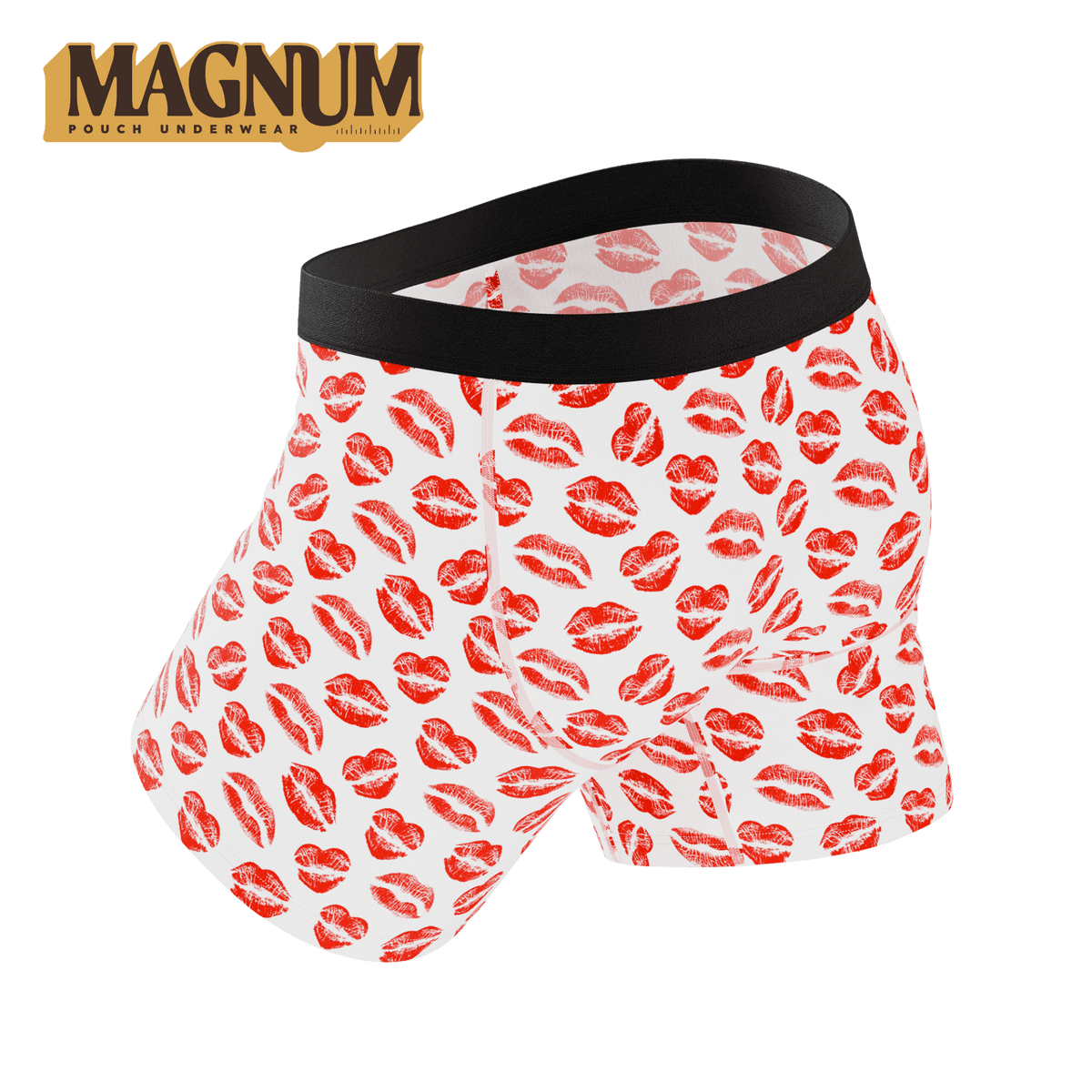 Wholesale Lipstick Kiss Magnum Big Pouch Boxer Briefs | Ball Hammock Modal - 缩略图 4