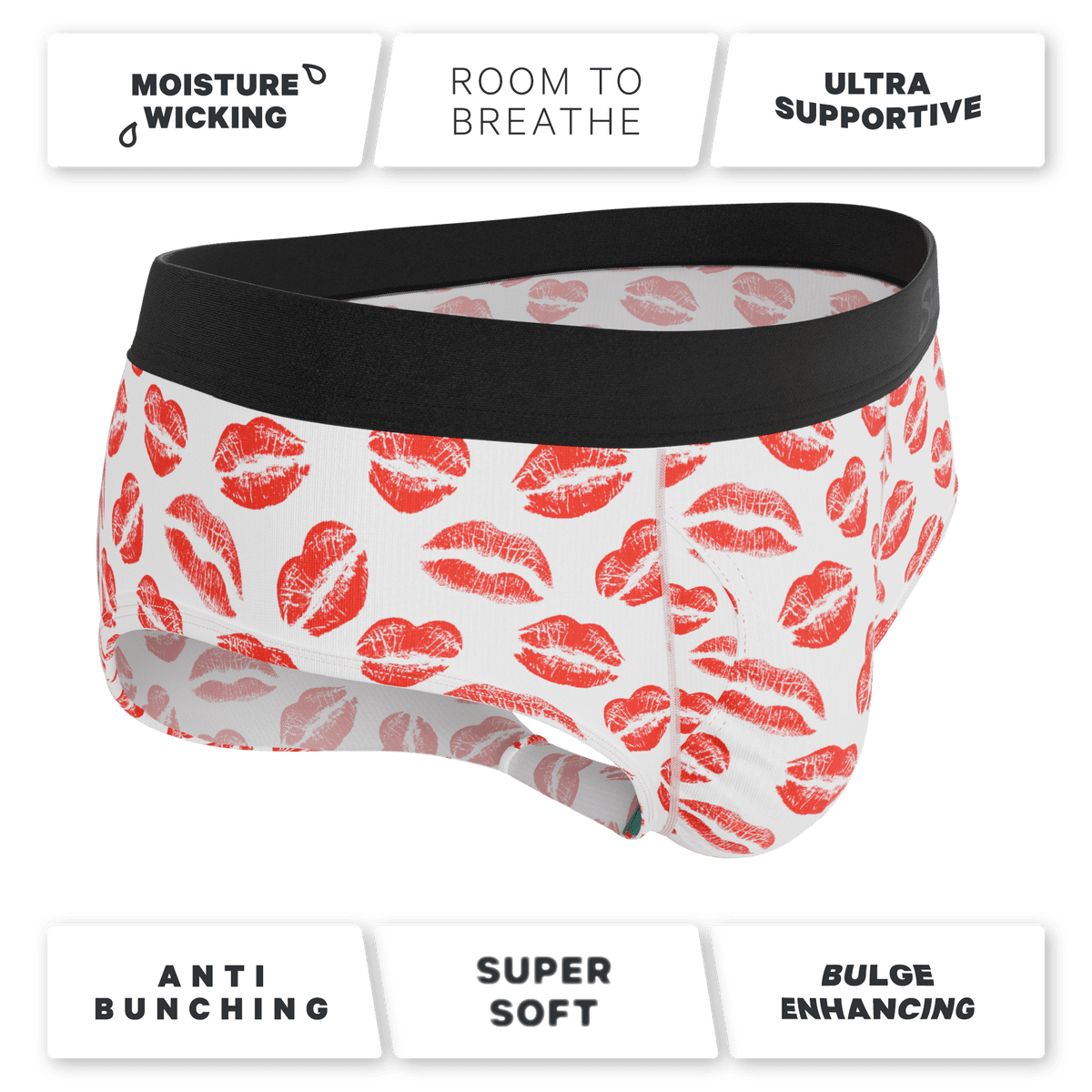 Wholesale Lipstick Kiss Ball Hammock Briefs | MicroModal Classic Brief - 缩略图 4