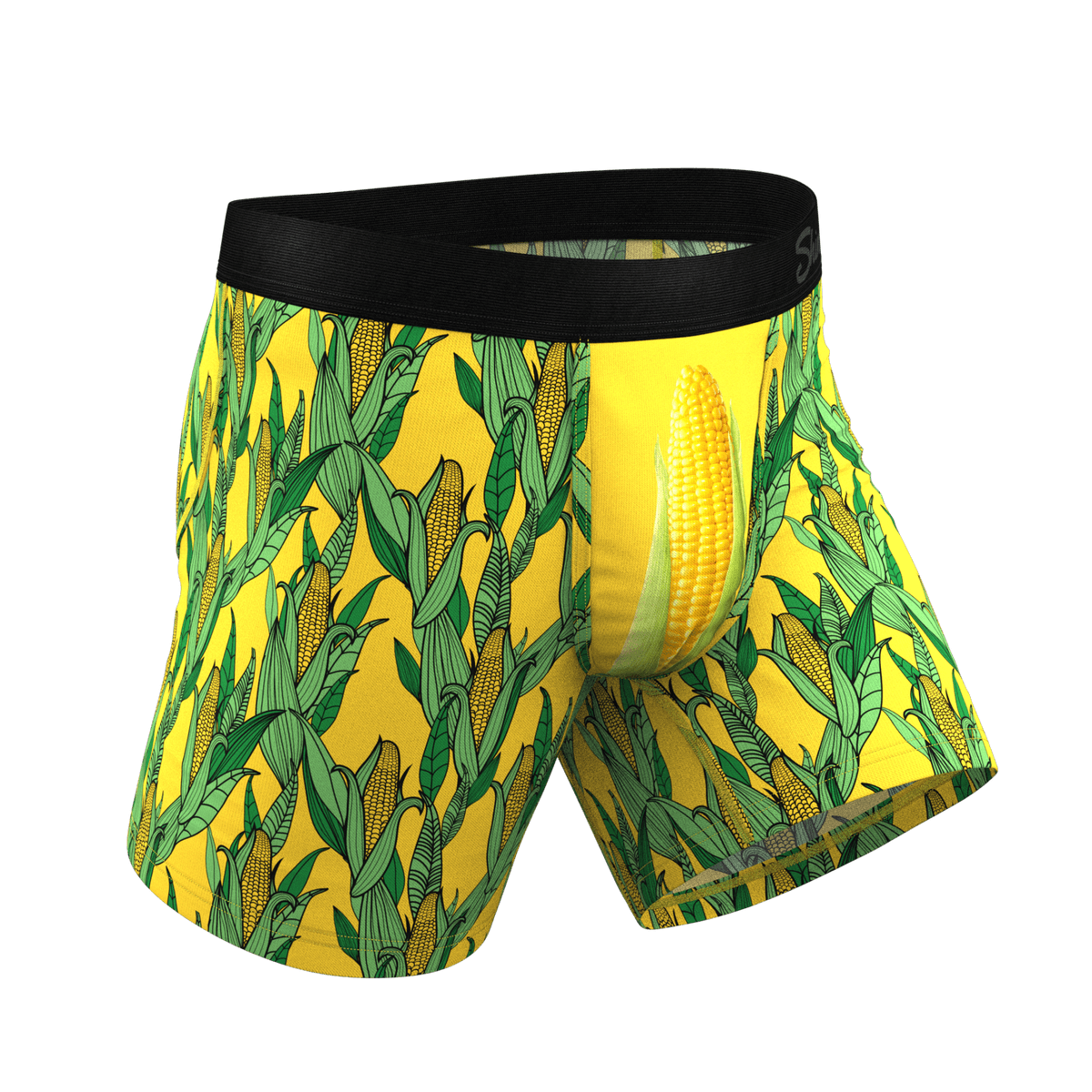 Wholesale Corn Print Ball Hammock Pouch Boxer Briefs Men Underwear - 缩略图 3